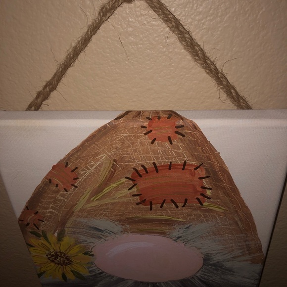 Hand Painted Fall Gnome 8x10 Canvas - Picture 10 of 12
